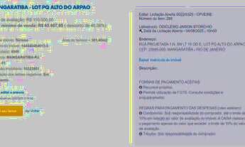 Imagem 2: Terreno- IMÓVEL DE LEILÃO - LEIA A DESCRIÇÃO